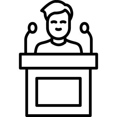 hoparlör vektör illüstrasyonu