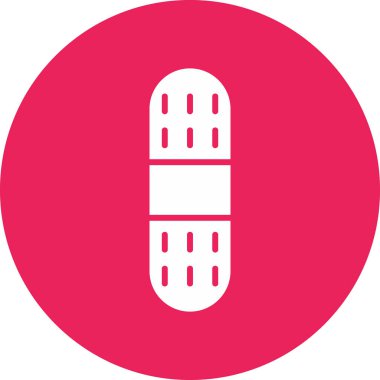 Bandaj. Web simgesi basit illüstrasyon