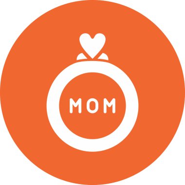 Çember modern simge vektör illüstrasyonu