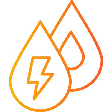 Güç üretimi modern simge, vektör illüstrasyonu