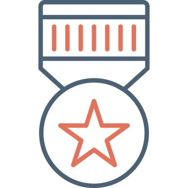 Rozet. Web simgesi basit illüstrasyon