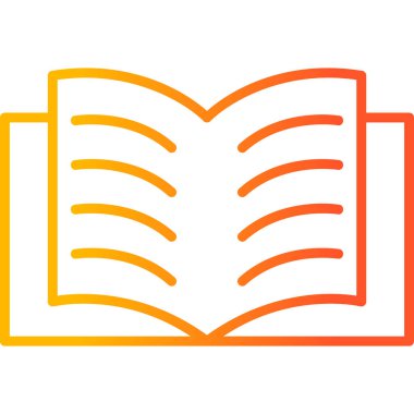 Open Book web icon, vector illustration
