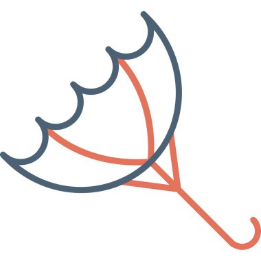 Umbrella icon modern vector illustration