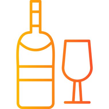 meyve suyu simgesi, vektör illüstrasyonu 