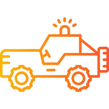 Bir kamyon simgesinin çizimi