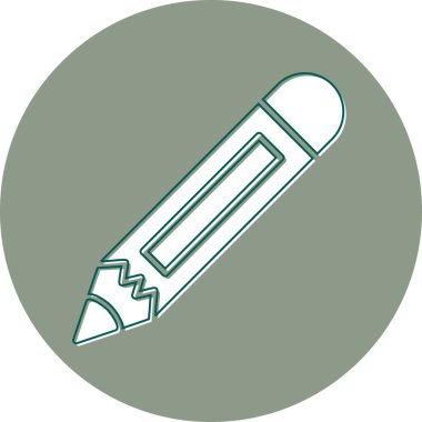 pencil, web icon simple illustration