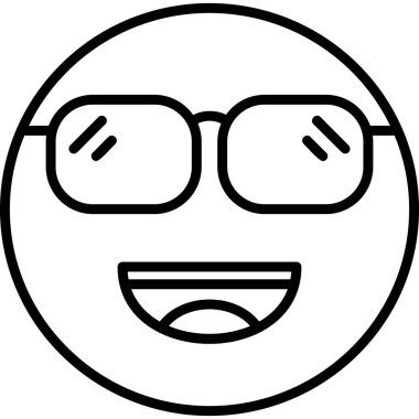 güneş gözlüğü ikonu vektör illüstrasyonu