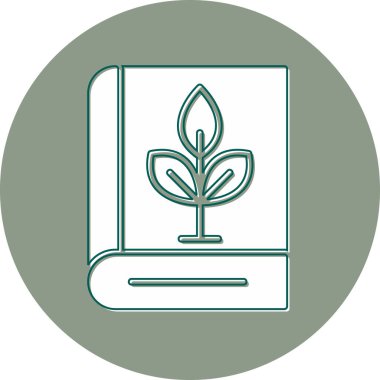 Kitap simgesi, modern tasarım illüstrasyonu