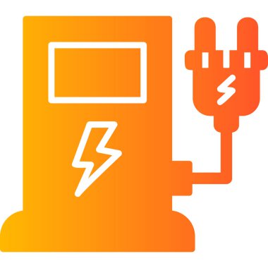 Elektrik prizi simgesi. vektör illüstrasyonu