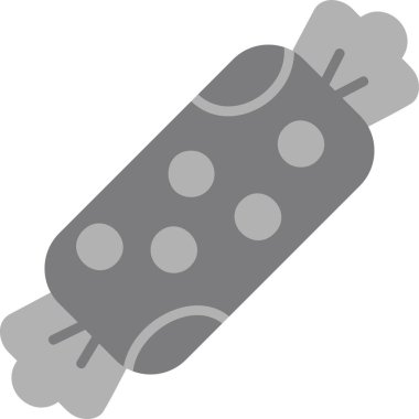 şeker düz simge vektör çizim