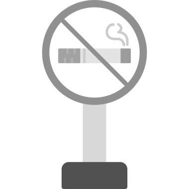 No smoking modern vector icon illustration