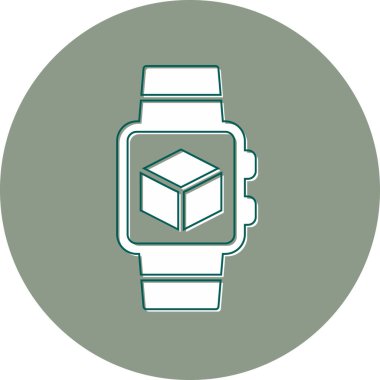 Akıllı çocuk. Web simgesi basit illüstrasyon 