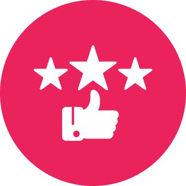 Bir yıldız simgesinin vektör illüstrasyonu