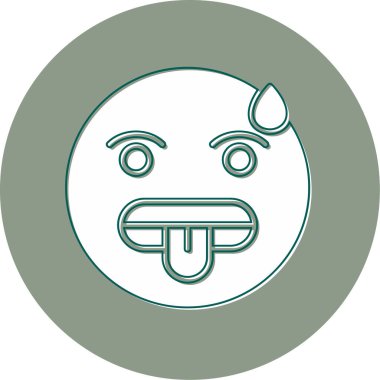 Sıcak modern simge, vektör illüstrasyonu