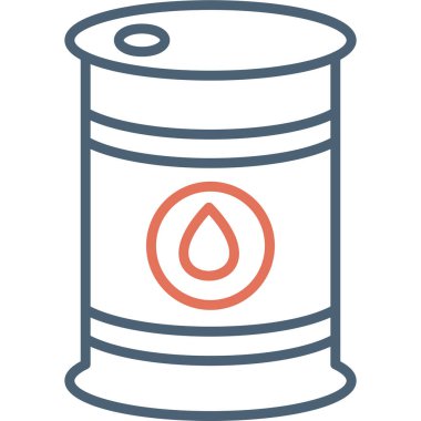 Petrol varil simge vektör çizim