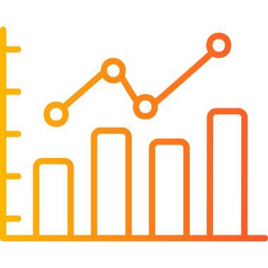 bar chart. simple web illustration