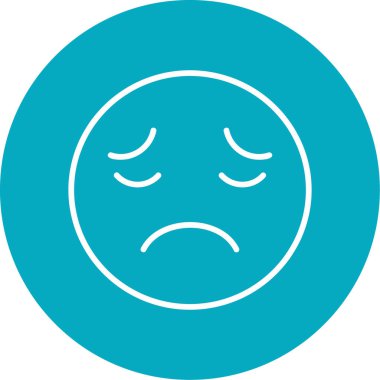 emoji simgesinin vektör illüstrasyonu