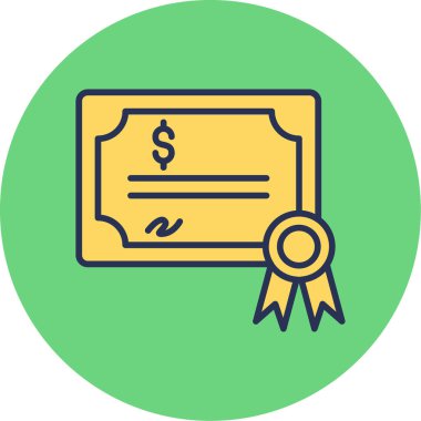 Bond simgesi, modern tasarım illüstrasyonu