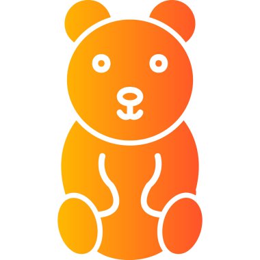 Oyuncak ayı kutsal kişilerin resmi, vektör çizim