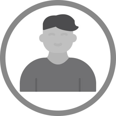 Profil simgesi vektör illüstrasyonu