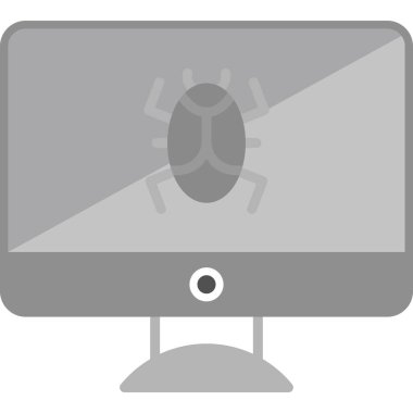 Virus Detective icon modern vector illustration