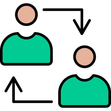 kullanıcı. Web simgesi basit illüstrasyon