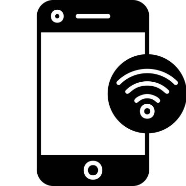 wifi simgesi vektör illüstrasyonu