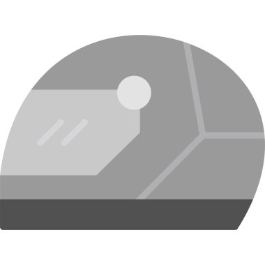 Miğfer. Web simgesi basit illüstrasyon 