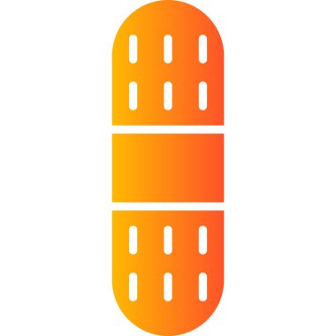 Bandaj. Web simgesi basit illüstrasyon