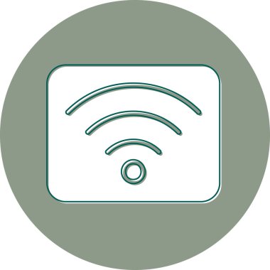 wifi simgesi vektör illüstrasyonu