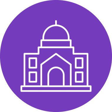 Cami simgesi, web basit illüstrasyon