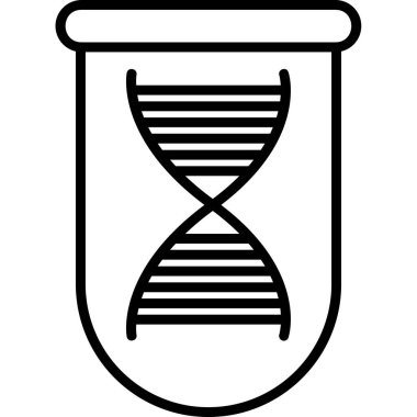 Gen Terapisi. Web simgesi basit illüstrasyon