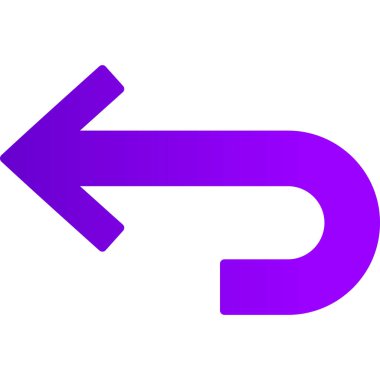 Sola ok. Web simgesi