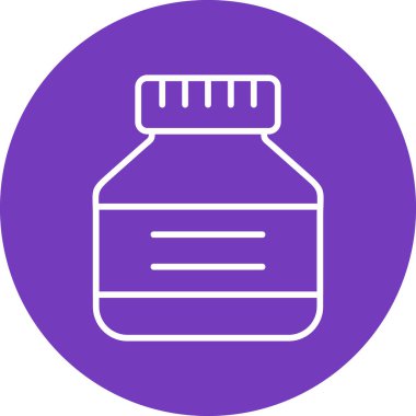 Mürekkep modern simge vektör illüstrasyonu