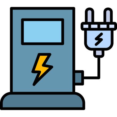 Elektrik prizi. vektör illüstrasyonu