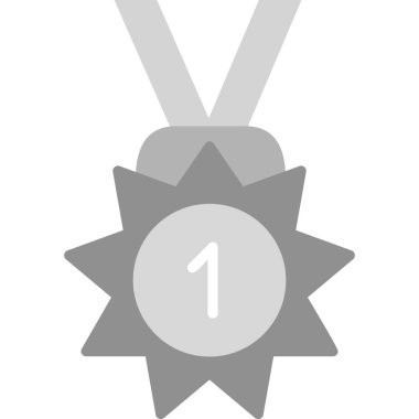 Ödül madalyası. Web simgesi basit illüstrasyon 