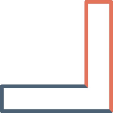 Tek bir sembol simgesinin vektör çizimi