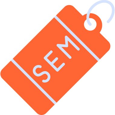 Etiket web simgesi basit illüstrasyon