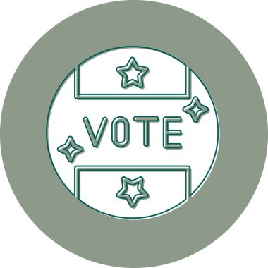 Bir yıldız simgesinin vektör illüstrasyonu