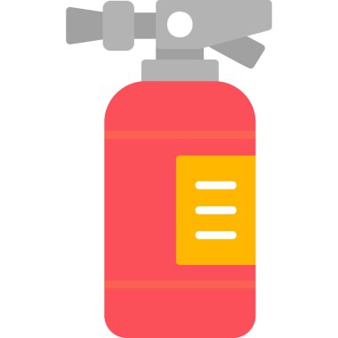 yangın söndürücü modern ikon vektör çizimi