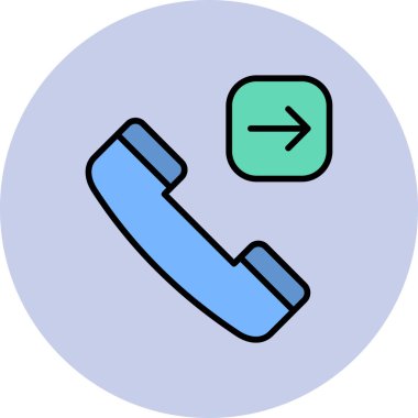 - Telefon. Web simgesi basit tasarım