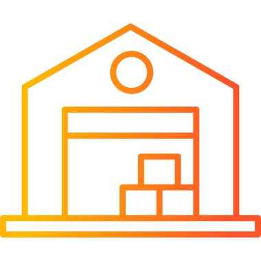 Depo. Web simgesi basit tasarım