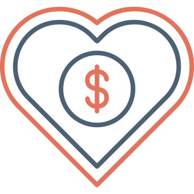 Favori web simgesi vektör illüstrasyonu