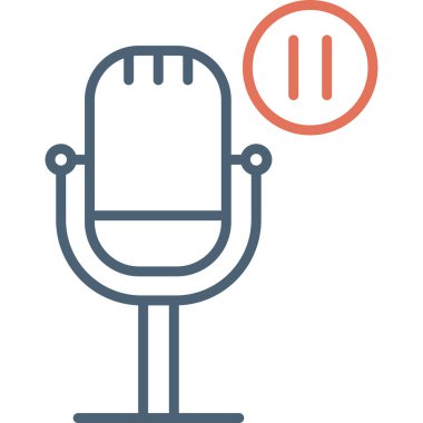 Web simgesi vektör illüstrasyonunu duraklat