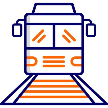 Train modern vector icon illustration