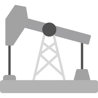 Petrol pompası modern ikon vektör çizimi