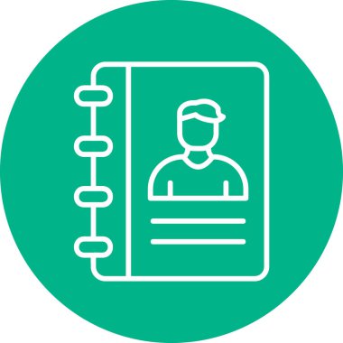 simple icon for web page, Contact Address Book, Address 