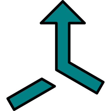 Ok. Web simgesi basit illüstrasyon