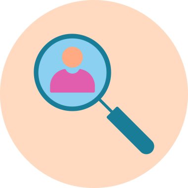 Ara. Web simgesi basit illüstrasyon 