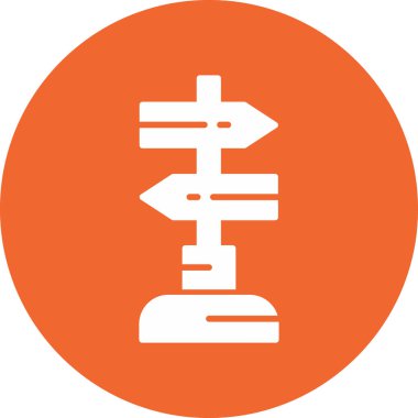 Sign Post  icon vector illustration